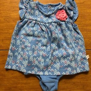 Rosie Pope Sz 3-6 Mons Dress w/ Diaper Cover NWOT
